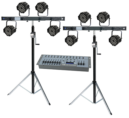 portable led stage lighting kit