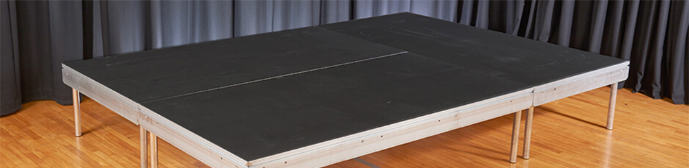 demountable portable stage decking equipment