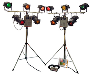 stage lighting kit easy to use