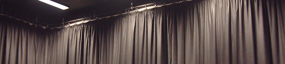 stage curtain track installation